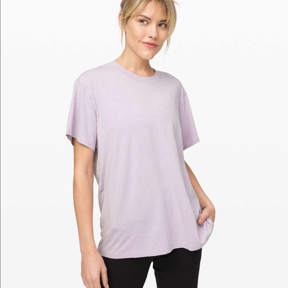 Lululemon All Yours Tee Lavendar 6